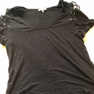 Simple black T-shirt